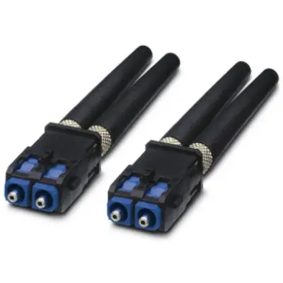 FO plug, SC-RJ, POF, black, 2708656 - 1