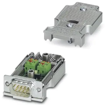 Profibus D-Sub bus connector, 9 pole, 12 Mbit/s, 2744377 - 1