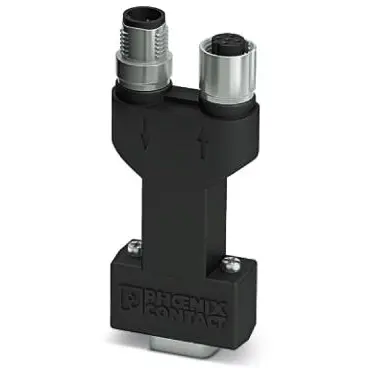 Profibus D-Sub bus connector, 9 pole, 12 Mbit/s, 2902321 - 1