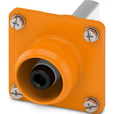 Connector, orange, 1500 VDC, 350 A, 95-120 mm², 1298076 - 1