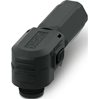 Connector, black, 1500 VDC/1000 VAC, 160 A, 35 mm², cable Ø 9.7 to 12.3 mm, 1176270 - 1