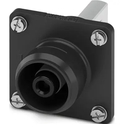 Connector, black, 1500 VDC, 350 A, 95-120 mm², 1298075 - 1