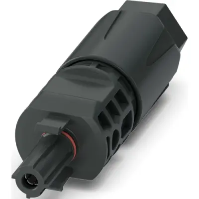 Connector, red/black, 1500 VDC, 38 A, 6.0-16 mm², cable Ø 5.5 to 10 mm, 1633241 - 1