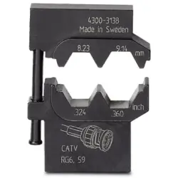 Crimping die, CRIMPFOX for coaxial connectors, 1212745