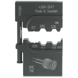 Crimping die, CRIMPFOX for coaxial connectors, 1212746
