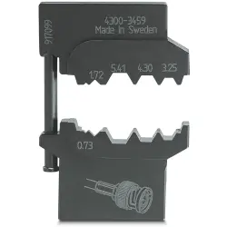 Crimping die, CRIMPFOX for coaxial connectors, 1212750