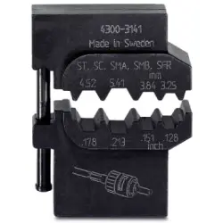 Crimping die, CRIMPFOX for fiber optic connectors, 3.25-5.41 mm², 1212086