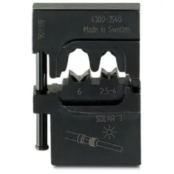 Crimping die, CRIMPFOX for solar connectors, 2.5-6.0 mm², 1212471