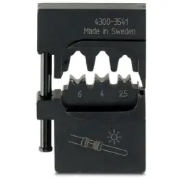 Crimping die, CRIMPFOX for solar connectors, 2.5-6.0 mm², 1212473