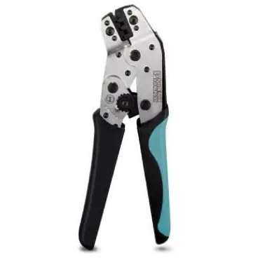 Crimping pliers for non-insulated connector, 0.1-1.5 mm², AWG 28-16, Phoenix Contact 1212048 - 1