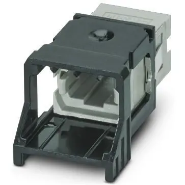 FO adapter, black, 1041840 - 1