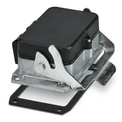 Surface mount housing, size B48, die-cast aluminum, longitudinal bow locking, IP66/IP67, 1424864 - 1