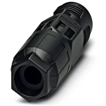 Cable connector, 3 pole + PE, straight, 1.0-2.5 mm², cable Ø 9 to 14 mm, 1423992 - 1