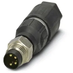 Plug, M8, 4 pole, IDC connection, screw locking, straight, 1426315