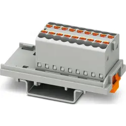Distribution block, push-in connection, 0.14-2.5 mm², 17.5 A, 6 kV, gray, 1046949