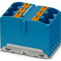 Distribution block, push-in connection, 1.0-10 mm², 57 A, 6 kV, blue, 1082388