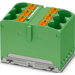 Distribution block, push-in connection, 1.0-10 mm², 57 A, 6 kV, green, 1082391