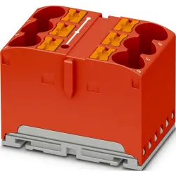 Distribution block, push-in connection, 1.0-10 mm², 57 A, 6 kV, red, 1082389