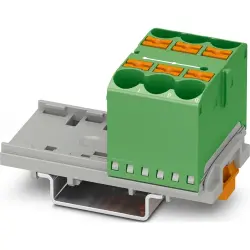 Distribution block, push-in connection, 0.5-16 mm², 57 A, 8 kV, green, 1082407