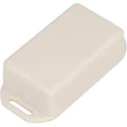 ABS miniature enclosure, (L x W x H) 60 x 35 x 20 mm, light gray (RAL 7035), IP54, 1551HFLGY