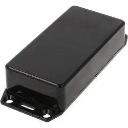 ABS enclosure, (L x W x H) 100 x 50 x 25 mm, black (RAL 9005), IP54, 1591AFLBK