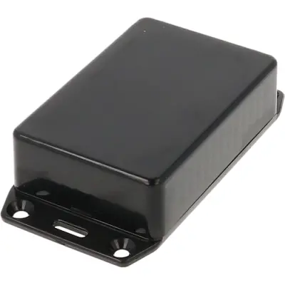 ABS enclosure, (L x W x H) 85 x 56 x 26 mm, black (RAL 9005), IP54, 1591MFLBK - 1