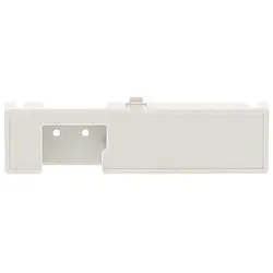 Terminal cover, DIN 3, ABS/PC, (L x W x H) 53 x 14 x 20 mm, gray, for DIN rail enclosure, 1597D3MBC