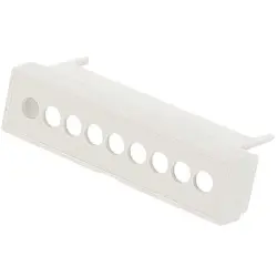 Terminal cover, DIN 3, ABS/PC, (L x W x H) 53 x 14 x 20 mm, gray, for DIN rail enclosure, 1597D3MTC6