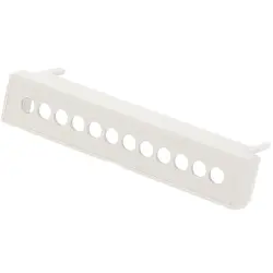 Terminal cover, DIN 4, ABS/PC, (L x W x H) 70 x 14 x 20 mm, gray, for DIN rail enclosure, 1597D4MTC6