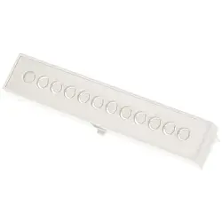 Terminal cover, DIN 4, ABS/PC, (L x W x H) 70 x 14 x 20 mm, gray, for DIN rail enclosure, 1597D4MTCKO