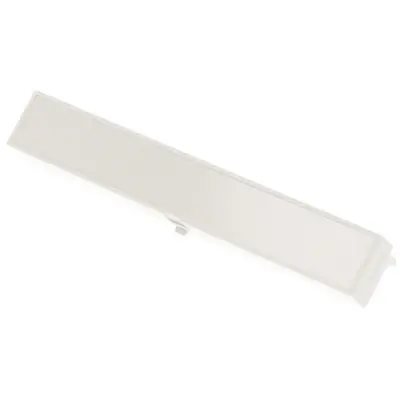 Terminal cover, DIN 5, ABS/PC, (L x W x H) 87 x 14 x 20 mm, gray, for DIN rail enclosure, 1597D5MTC - 1