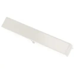 Terminal cover, DIN 5, ABS/PC, (L x W x H) 87 x 14 x 20 mm, gray, for DIN rail enclosure, 1597D5MTC