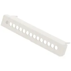 Terminal cover, DIN 5, ABS/PC, (L x W x H) 87 x 14 x 20 mm, gray, for DIN rail enclosure, 1597D5MTC6