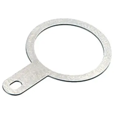 Shielding plate, M12 for flange connector, 04 0734 124 - 1