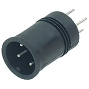 Panel plug, M12, 5 pole, THT, snap lock, straight, 09 0433 216 05 - 1