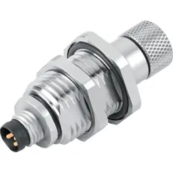 Adapter, M8 (4 pole, plug) to M8 (4 pole, socket), straight, 09 5251 00 04