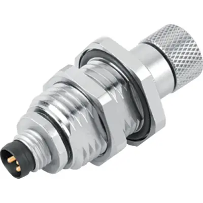 Adapter, M8 (4 pole, plug) to M8 (4 pole, socket), straight, 09 5251 00 04 - 1