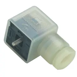 Valve connector, DIN shape A, 2 pole + PE, 230 V, 0.34-1.5 mm², 43 1714 131 03