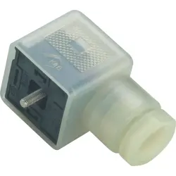 Valve connector, DIN shape A, 2 pole + PE, 24 V, 0.34-1.5 mm², 43 1714 135 03