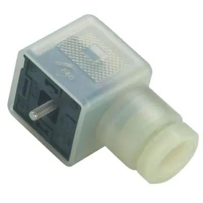 Valve connector, DIN shape A, 2 pole + PE, 24 V, 0.34-1.5 mm², 43 1714 136 03 - 1
