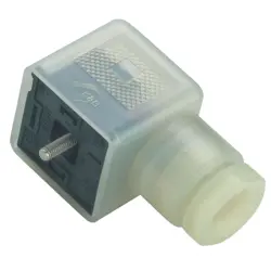 Valve connector, DIN shape A, 2 pole + PE, 24 V, 0.34-1.5 mm², 43 1714 136 03