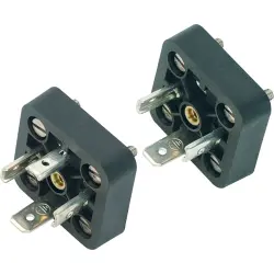 Valve panel plug, DIN shape A, 3 pole + PE, 250 V, 1.0 mm², 43 1715 000 04