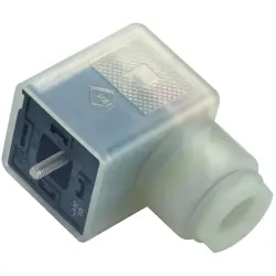 Valve connector, DIN shape A, 2 pole + PE, 230 V, 0.34-1.5 mm², 43 1730 142 03