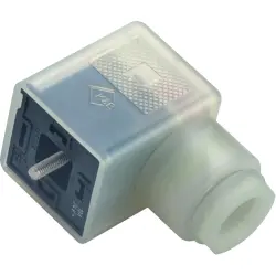 Valve connector, DIN shape A, 3 pole + PE, 24 V, 0.34-1.5 mm², 43 1732 145 04