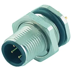 Panel plug, PG9, 5 pole, THT, screw locking, straight, 86 0531 1000 00005
