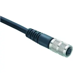 Sensor actuator cable, M9-cable socket, straight to open end, 7 pole, 2 m, PUR, black, 1 A, 79 1422 12 07