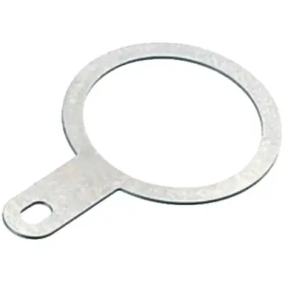 Shielding plate for flange connector, 04 0735 124 - 1