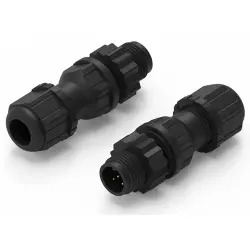 Plug, M12, 5 pole, solder connection, straight, 643711100005