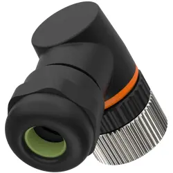 Jack, M12, 4 pole, screw connection, screw locking, angled, 381166340