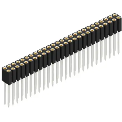 Socket header, 52 pole, pitch 2.54 mm, straight, BL 10 52 - 1